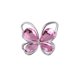 thumbnail image 4 of Adornos de uñas de aleación con diamantes de imitación en forma de mariposa 3D, con brillo cristalino plateado para mujer., 4 of 4