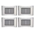 thumbnail image 2 of Luz solar de la cubierta de la cerca, lámpara de pared solar de la luz solar LE Ds de la pared solar de 4pcs LED Confiabilidad excepcional, 2 of 8