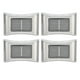 thumbnail image 1 of Lámpara Solar de pared LED de 4 Uds., fuentes de luz alternativas, iluminación impermeable para exteriores, lámparas alimentadas por energía Solar, luz blanca, 1 of 8