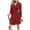 Red, variant on Women's Plaid Robe with Belt Long Sleeve Comfy Flannel Polyester Soft Nighgown Bathrobe for Women Short Length (M, Green)