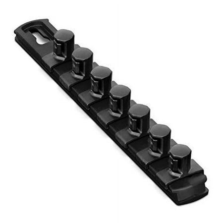 

Ernst Manufacturing 8-Inch Socket Organizer with 7 1/2-Inch Twist Lock Clips Black