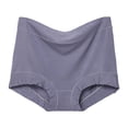 thumbnail image 2 of Seamless Underwear Womens No Show Invisible Lightweight Hipster Panties Gray 2XL, 2 of 5