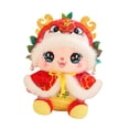 thumbnail image 2 of Peluche de serpiente chino 2024, muñeco de peluche de serpiente de peluche para decoración, muñeco de serpiente de año Nuevo para suministros de Rojo, 2 of 8