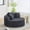 Gray, variant on Garvee 55" Oversized Round Chaise Lounge Chair, Corduroy Circle Couch with Cup Holders, Deep Seat Sofa for Living Room Bedroom, No Assembly Required, Beige