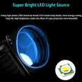 thumbnail image 3 of Proyector LED de luz para puerta de coche, Batman, fibra de carbono, luz de cortesía, luz de bienvenida, sombra, luz fantasma, 2 unidades, sin sensor magnético., 3 of 5