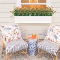 thumbnail image 3 of ZOELNIC Artificial Flowers Outdoor Fake Flowers for Decoration UV Resistant No Fade Faux Plastic Plants Garden Porch Window Box Décor, 3 of 4