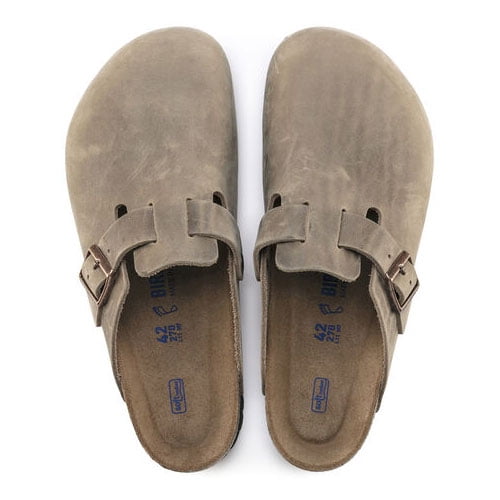 BIRKENSTOCK Boston Soft Footbed Tobacco Oiled Leather Regular Width 1018147