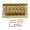 Gold color, variant on Necvior 6 String Hard Tail Fixed Guitar Bridge with Mounting Screws Top Load Tailpiece for Precisions Electric Instrument