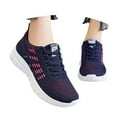 thumbnail image 3 of Gvdentm Running Sneakers for Women Walker Fitness Workout Shoes Women Blue,6.5, 3 of 9