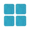 thumbnail image 2 of Kll Square Drink Coasters Set Of 4,Pu Leather Absorbent Coasters Set Decorative Coffee Cup Coasters Housewarming Gift For Home Decor-Blue Glitter, 2 of 9