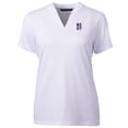 thumbnail image 2 of Women's Cutter & Buck White Northwestern Wildcats Forge Blade V-Neck Top, 2 of 3