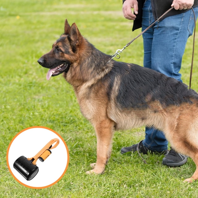 OULII Outils de Collecte de Déchets pour Chiens à Main ABS 1 PCS solution de Nettoyage des Déchets pour Propriétaires d'Animaux