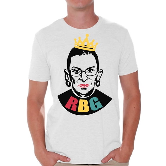 Awkward Styles Ruth Bader Ginsburg Shirt for Men Queen of Women's Rights Notorious Shirt RBG T Shirt Support Women Empowerment Mens T-shirt
