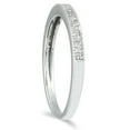 thumbnail image 2 of SZUL Women's 1/10 Carat TW Diamond Wedding Band in 10K White Gold (J-K-L Color, I2-I3 Clarity), 2 of 3