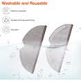 thumbnail image 2 of 6 Pcs Chiffon de Nettoyage en Microfibre Compatible avec Roborock S5, S5 Max, S6, S6 Pur, S6 MaxV, E4, E35, et E2 Mi Aspirateur Robot, Lavable et Réutilisable, 2 of 5