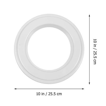 

NUOLUX 1pc Pizza Saucing Ring Pizza Prep Tool Plastic DIY Pizza Ring Pizza Pan Tool