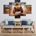 thumbnail image 2 of TISHIRON 5PCS Framed Sports Theme Canvas Wall Art Set,50"x24" Extreme Sports Motocross Mud Wall Canvas Art Decor, 2 of 7