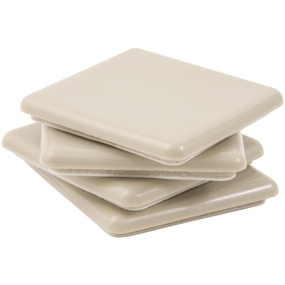 Deslizadores para muebles Super Sliders, 6,4 cm, autoadhesivos, set de 4