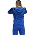 thumbnail image 2 of FQ0190 Adidas Issue Full Zip Jacket Women's Casual Royal Blue/White M, 2 of 6