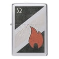 thumbnail image 2 of Zippo Zippo 48623 32 Briquet Design Flamme Chrome Poli, 2 of 4