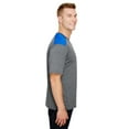 thumbnail image 3 of A4 Drop Ship Men's Tourney Heather Color Block T-Shirt - N3100, 3 of 3
