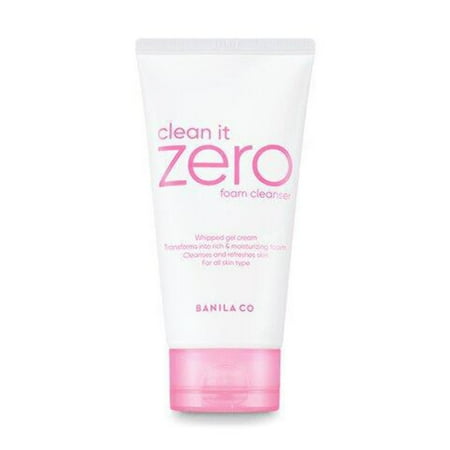 BANILA CO Clean it Zero Original Foam Cleanser | Rich Lather Gentle Cleansing With Refreshing Finish | Natural Ingredients for All Skin Types (150ml / 5.07 fl.oz)