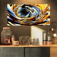 thumbnail image 1 of Fractal 3D Whirlwind Stripes - Contemporary Canvas Art Print, 1 of 3