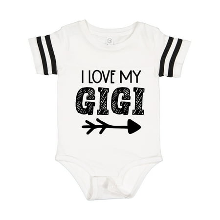 

Inktastic I Love My Gigi with Arrow Gift Baby Boy or Baby Girl Bodysuit