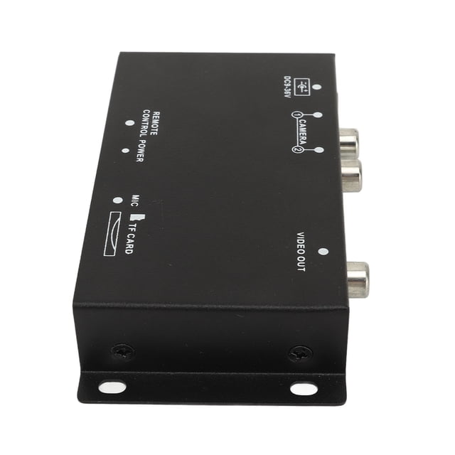 Mini Divisor De Video De 2 Canales, Protección Contra Sobrecarga DC 12V 24V Controlador Divisor De Video Para Automóvil Cámara De Estacionamiento Interruptor De Video Fácil