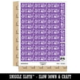 thumbnail image 2 of Your Work is Ze-Best Zebra Teacher Student School Sticker Set - Purple - Gloss Finish - 1.5" Small, 2 of 7