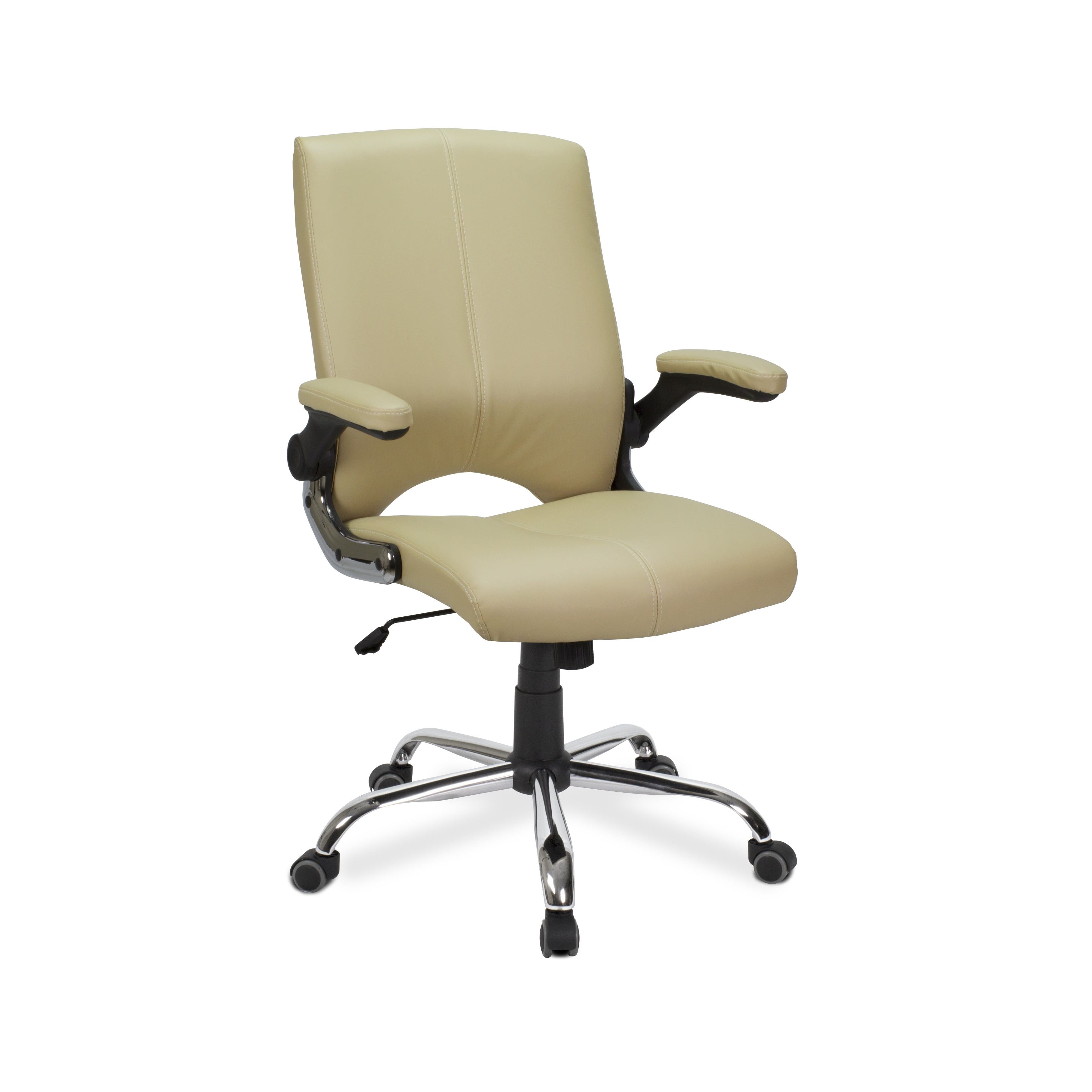 VERSA Stylish Comfortable Office Chair CREAM Desk Chair ...