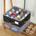 thumbnail image 1 of Caja organizadora de zapatos de tela, 1 of 5