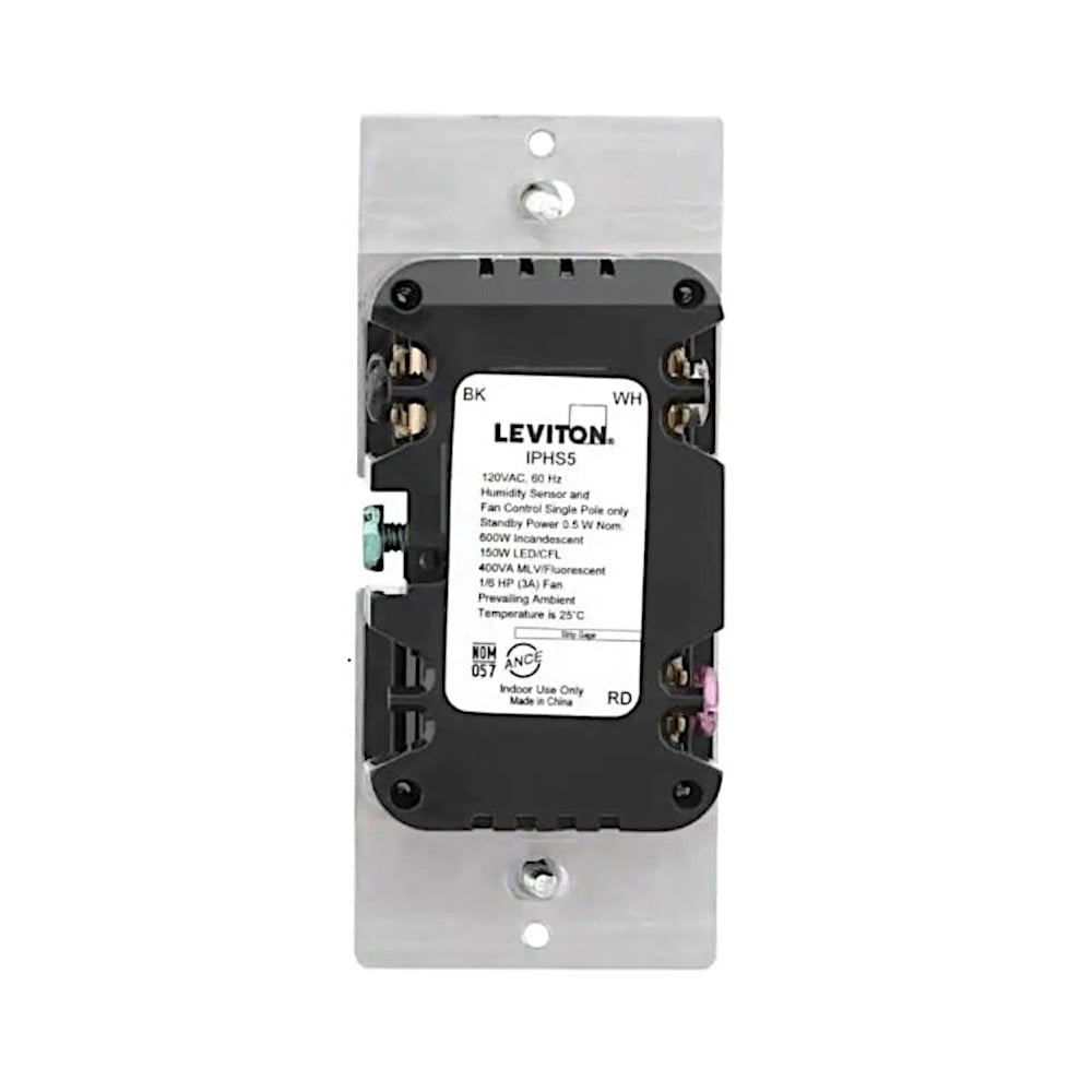 Humidity Sensor And Fan Control, White