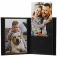 thumbnail image 5 of Neil Enterprises Inc. 4x6 Black Faux Leather Photo Album with White Stitching - Holds 24 Photos - Pack of 12, 5 of 6