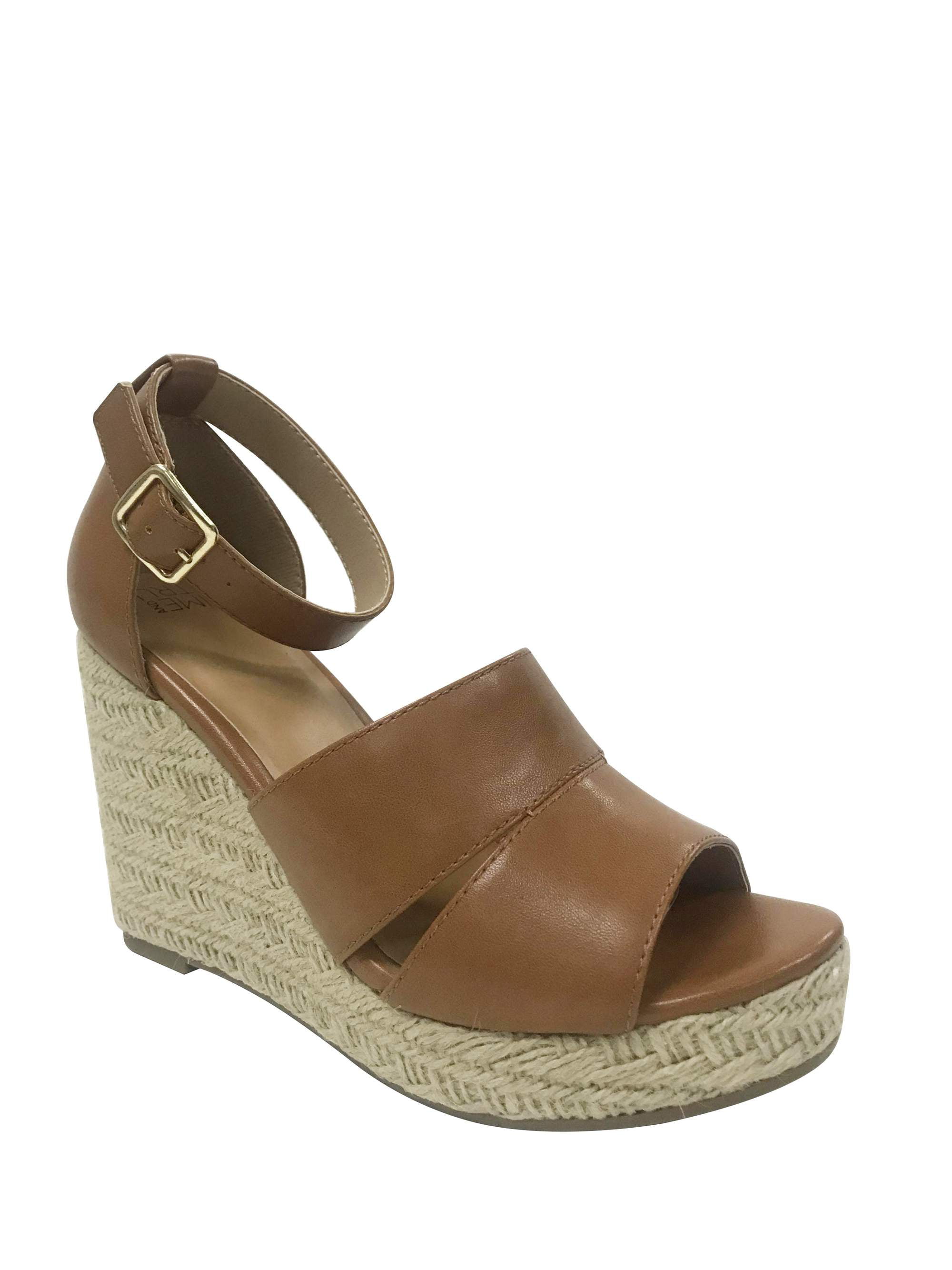 Time And Tru Women S Time And Tru Covered Wedge Walmart Com