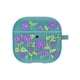 thumbnail image 4 of Funda para Airpods 4 2024 Protectora Silicona Con Flores Grabadas() Verde, 4 of 5