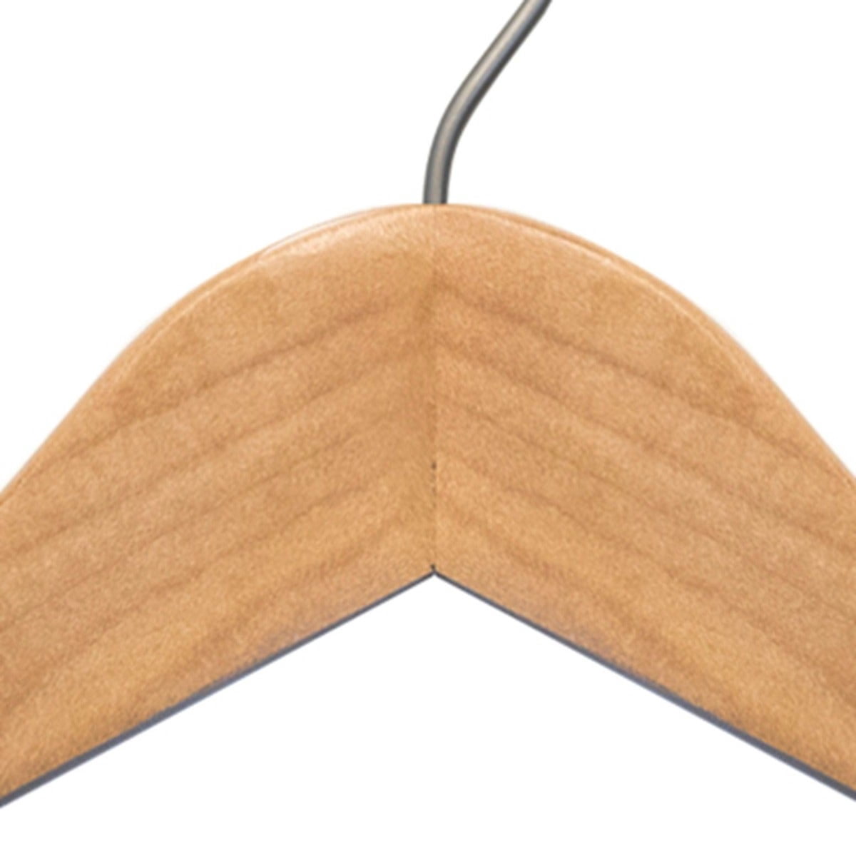 NAHANCO Baby/Infant Wooden Hangers, 10" - Low Gloss Natural, 25/CTN