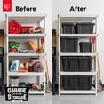 thumbnail image 4 of IRIS 19 Gal Plastic Storage Bins with Lids, Latching Totes, Heavy Duty Containers, 6Pk, 4 of 9