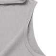 thumbnail image 5 of Wyobmus Mens Sleeveless Hooded Sweatshirts Summer Casual Solid Color Hooded Tank Tops Bodybuilding Muscle Sport Shirts Gray, 5 of 7
