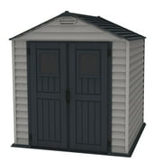 DuraMax 7ft x 7ft StoreMax Plus Vinyl Shed with Molded Floor