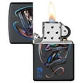 thumbnail image 3 of Zippo Anne Stokes Mythical Dragon and Banner Black Matte Pocket Lighter, 3 of 7