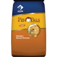 ADM ANIMAL NUTRITION Pen Pals Chicken Starter Grower, Non-Medicated, Crumble, 25-Lbs. 70009AAA46