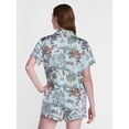thumbnail image 4 of Joyspun Women’s Stretch Satin Sleep Top and Shorts, 2-Piece Set, Sizes XS to 3X, 4 of 6