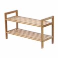 thumbnail image 1 of Oceanstar SR1309 Oceanstar 2 Tier Bamboo Shoe Rack, 1 of 2