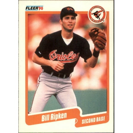 1990 Billy Ripken Fleer Baseball Card #186