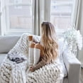thumbnail image 5 of Thigh High Socks for Women Cable Knit Over the Knee Boot Socks, Long Warm Leg Warmers Winter, 5 of 8