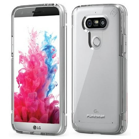 PUREGEAR SLIM SHELL PRO CLEAR ANTI-SHOCK CASE COVER FOR LG G5 PHONE (LS992, VS987, H820/H850/H845, H830, US992)