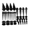 thumbnail image 3 of Mightlink 36Pcs Ear Stretching Tapers Kit Stainless Steel Ear Gauges Body Piercing Jewellery, 3 of 6