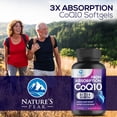 thumbnail image 6 of Co Q 10 Supplement - CoQ10 100mg Antioxidant, Heart Health Support & Energy Production - Coenzyme Q10 (Ubiquinone) Vitamins Increased Absorption, Gluten Free, Women & Men 2 Month Supply - 60 Softgels, 6 of 9