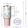 thumbnail image 2 of Mother's Day Gift Favorite: 40oz Tumbler for Mom, Stainless Steel Insulated Thermos Cup with Straw, Secure Carry Lid, Wonderful Gift for the Most Important Woman, 2 of 5